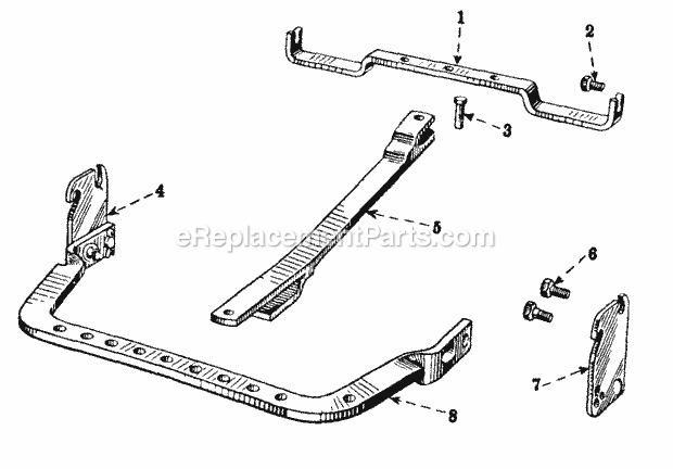 Cub Cadet International Cub Tractor (224705 & Above) Farmall, Cub & Ih Cub Lo Boy Fixed Drawbar & Swinging Drawbar - Cub Tractors Diagram