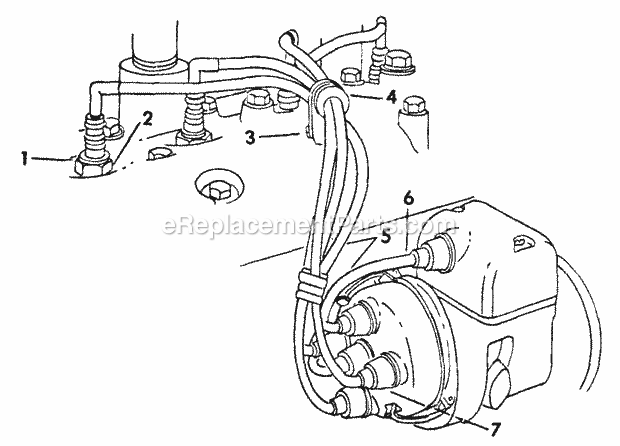 Cub Cadet International Cub Tractor (224705 & Above) Farmall, Cub & Ih Cub Lo Boy Spark Plugs and Cables - for Tractors With Magneto Diagram