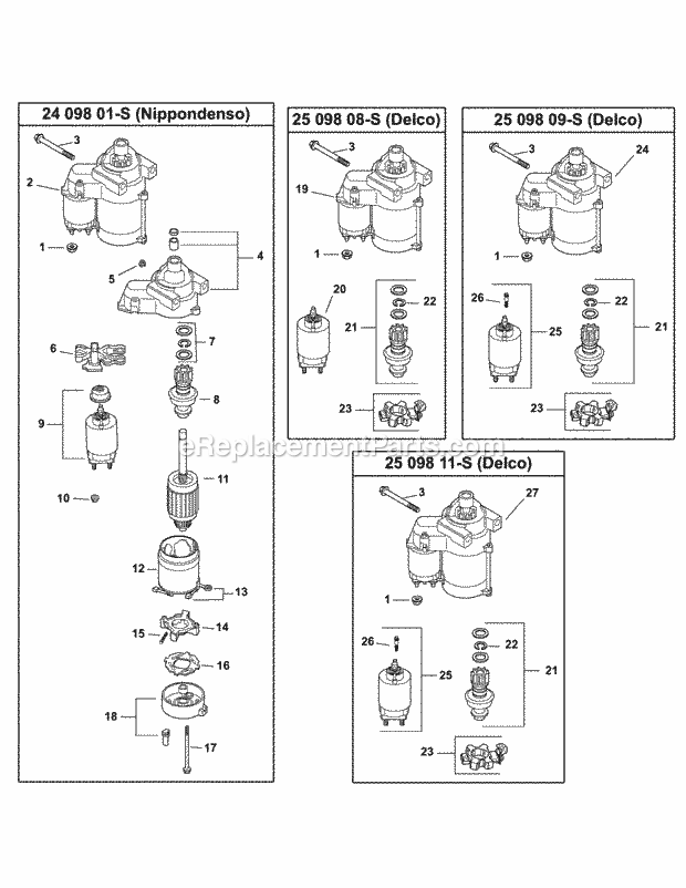 Cub Cadet LZ-54 (53AH2PTC050) (2012) Tank Kohler Cv730-3150 Starting System Diagram