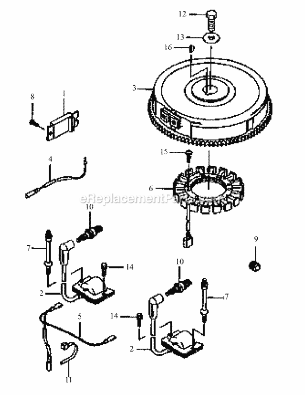 Cub Cadet M48-KW (53AB5DAV150) Tank 19 Hp Kawasaki Fh601v As08 Electric Equipment Diagram