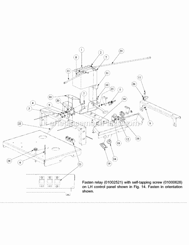 Cub Cadet M60-KW (53AB5DBX150) Tank 23 Hp Kawasaki Electrical Assembly Kawasaki Diagram