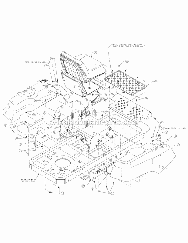 Cub Cadet RZT42 (17AE2ACG010) (2008-2009) Kohler 17AE2ACG Operators Platform 2008 & Before Diagram