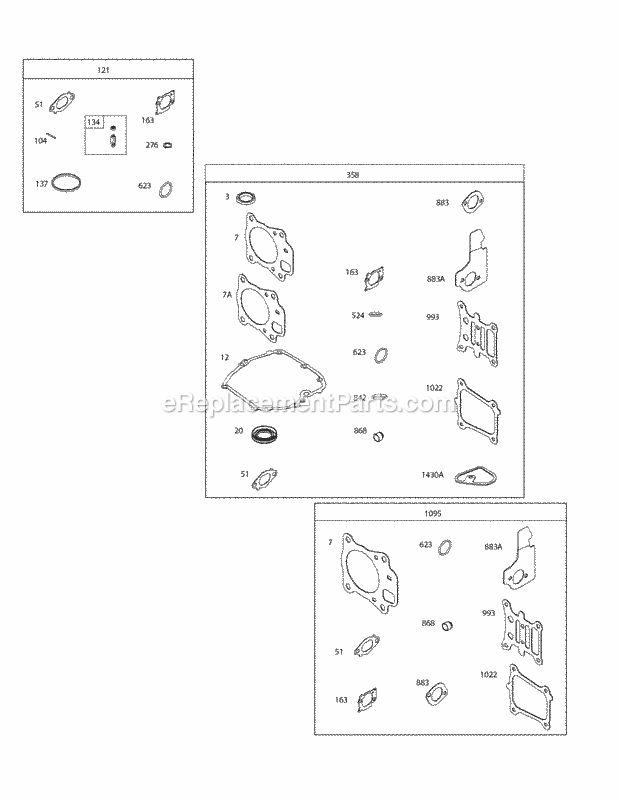 Cub Cadet SC500E (12ATD2A8713) (2015) 12ATD2A8 Self Propelled Walk Behind Mower B&s 121s05-0034-F1 Kits Diagram