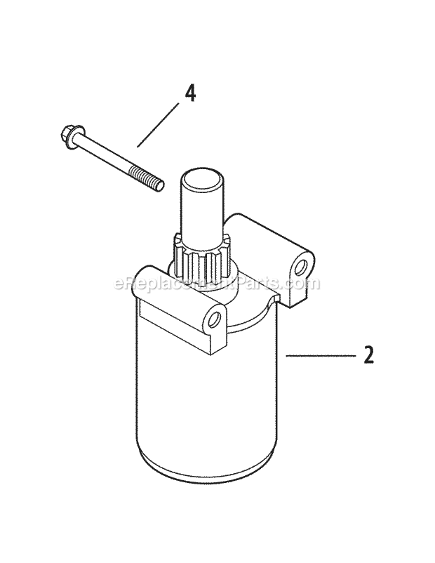 Cub Cadet SLTX1054 (13AK92AK010, 13AK92AK056, 13WK92AK010) (2010) Tractor Kohler Sv730 & Sv735 Starting System Diagram