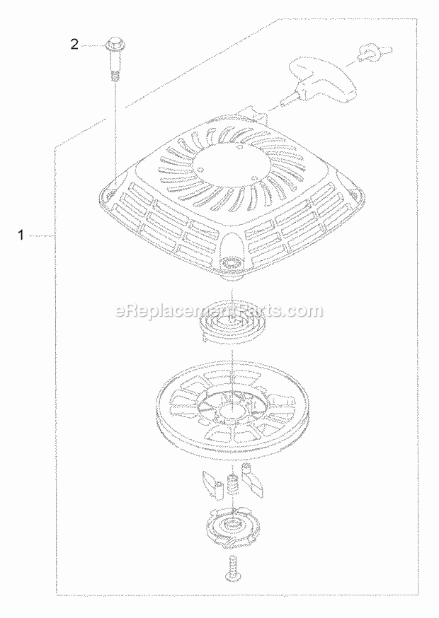 Cub Cadet SRC621 (12A-997A712, 12A-997A710) (2004) Self Propelled Walk Behind Mower Starter Diagram