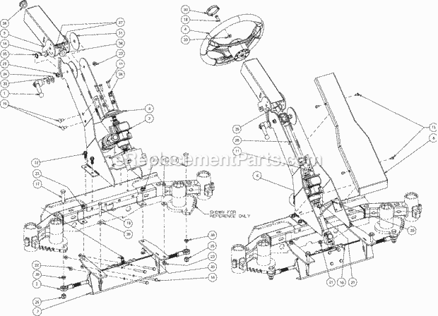 Cub Cadet SZ-60KH (53RE2PUD050) (2016) Tank Efi Steering Column Diagram