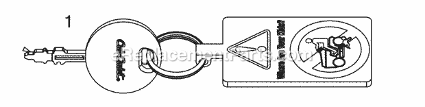 Cub Cadet XT1-LT46 (13APA1CT056) (2017) Tractor Key Diagram