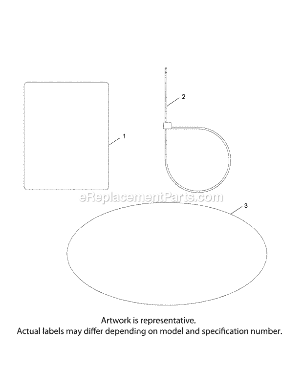 Cub Cadet XT1-LT54 (13WQA1CW010, 13WQA1CW009) (2015) Tractor Kohler Kt735-3012 Labels Diagram