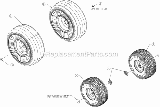 Cub Cadet XT2 (13AGA1CN010) (2016) LX46 Le Fab Tractor Wheels Diagram