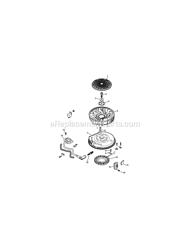 Cub Cadet i1042 (17WE9BKR010, ZTT42) (2011) Tractor Kohler Sv540-3219 Ignition & Electrical Diagram