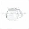 Cuisinart White 12-cup Replacement Caraf part number: DCC-RC12W