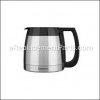 Cuisinart Thermal Carafe Black part number: DCC-755BKCRF