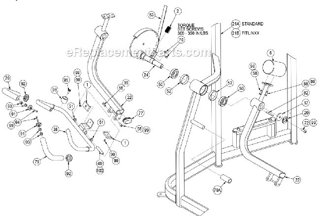 Cybex 12370 Graduated Arm Curl Page I Diagram