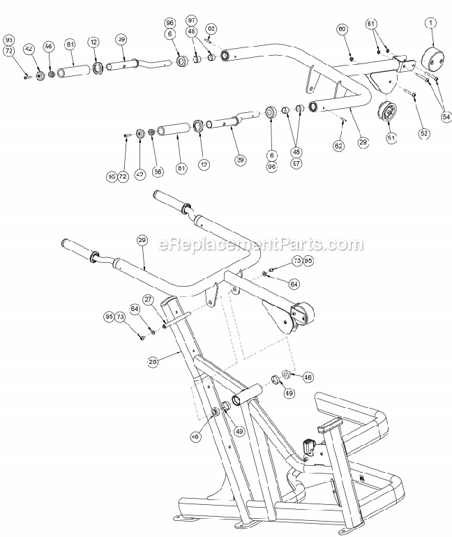 Cybex 12480 Graduated Triceps Press Page C Diagram