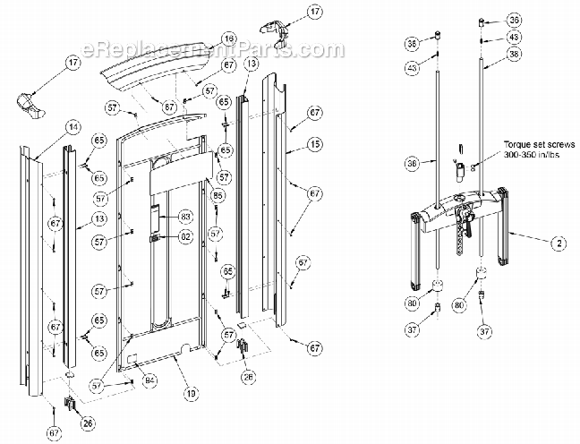 Cybex 12480 Graduated Triceps Press Page D Diagram