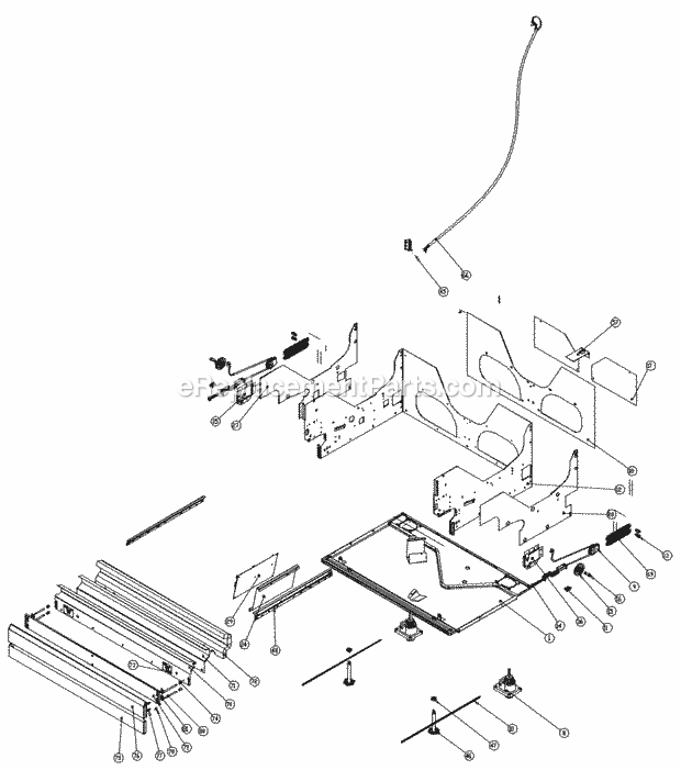 Dacor IDW30 Dishwasher Base 1 Diagram