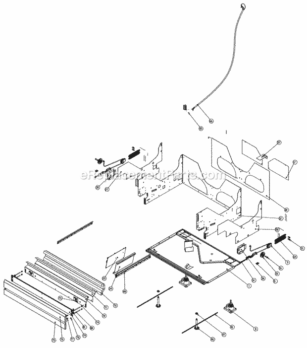 Dacor IDW30 Dishwasher Base 2 Diagram