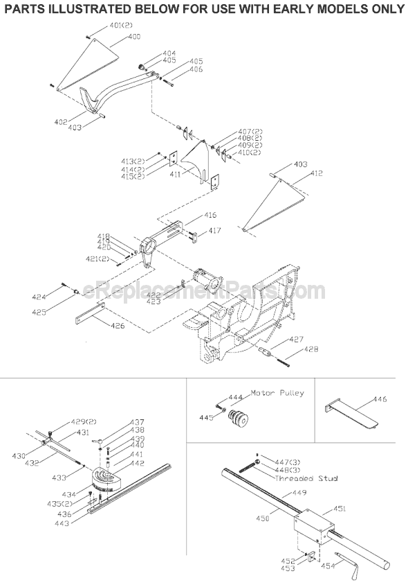 Delta 36-790 Type 1 Table Saw Page D Diagram
