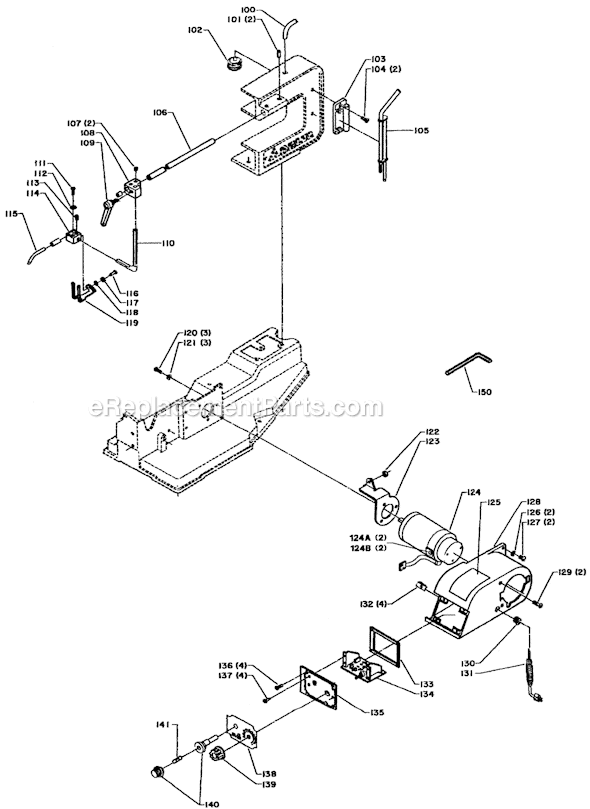 Delta 40-640 Type 1 20" Scroll Saw Page B Diagram