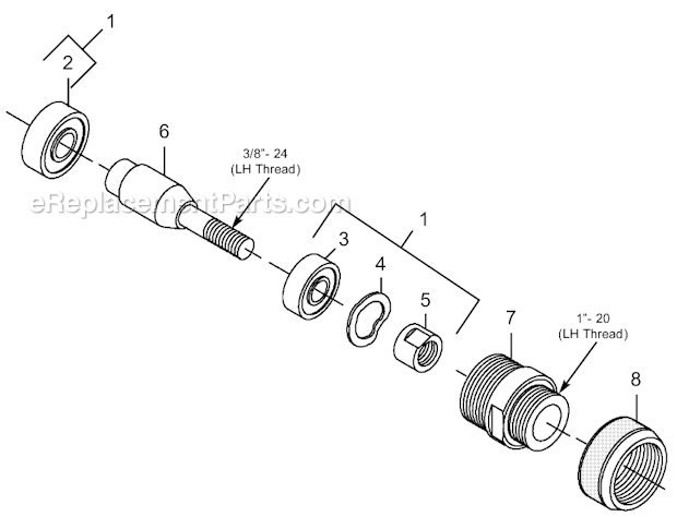 Dotco 14CNL90-40 Pistol Grip Drill Page C Diagram