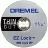 Dremel Ez409 1 1/2 Ez Lock Thin Cut part number: EZ409