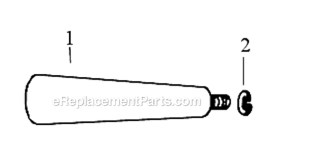 Dynabrade 11476 Heavy Duty Dynabelter Side Handle Diagram