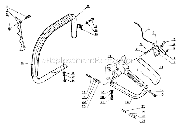 Echo CS-100 Chainsaw Page I Diagram