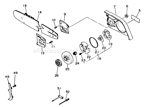 Echo CS-4000 Chainsaw Page C Diagram