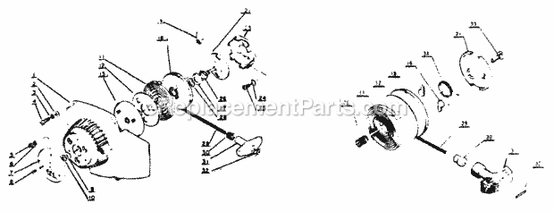 Echo CS-802S Chainsaw Starter Diagram