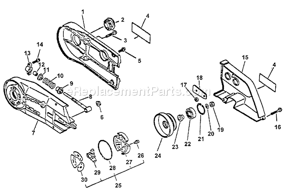 Echo CSG-6700 (002601 - 005530) Cut-Off Saw Page B Diagram