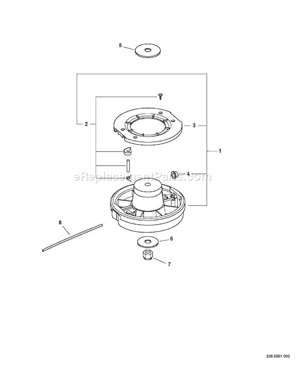 Echo GT-200R (07001001 - 07003016) Curved Shaft Grass Trimmer Page N Diagram