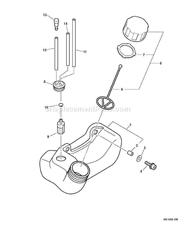 Echo GT-200R (07001001 - 07003016) Curved Shaft Grass Trimmer Page F Diagram