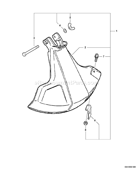 Echo GT-201R (09006617 - 09999999) Curved Shaft Grass Trimmer Page M Diagram