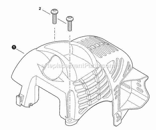 Echo GT-225SF (T86013001001-T86013999999) Trimmer Engine_Covers Diagram