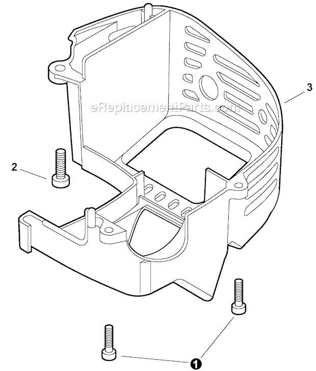 Echo HC-152 (S94012001001-S94012999999) Hedge Trimmer Engine Cover Diagram