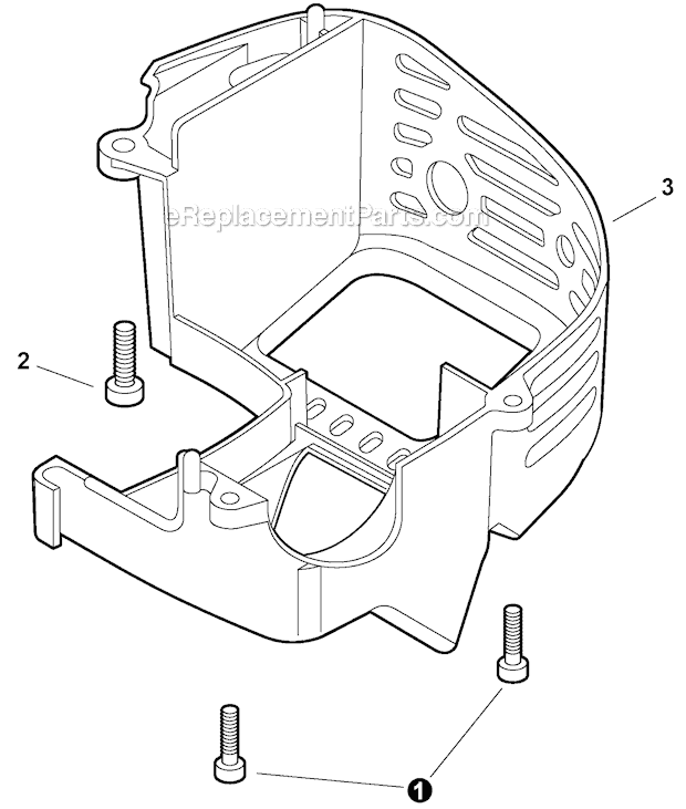 Echo HC-152 (S94111001001-S94111999999) Hedge Trimmer Engine Cover Diagram