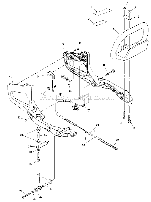 Echo HC-161 (02001001 - 02999999) Hedge Clipper Page F Diagram