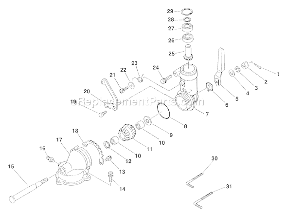 Echo HCA-2400 (Type 1E) Hedge Clipper Articulating Page D Diagram