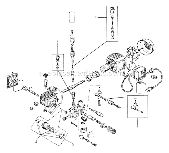 Echo HPP-1890 (S/N 1457-1606)(1994) Power Washer Page H Diagram