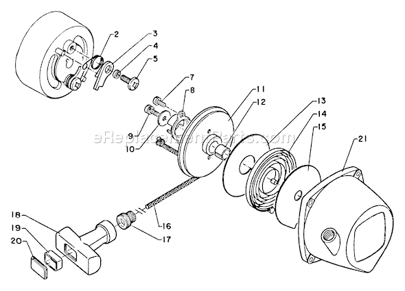 Echo K-3W Page E Diagram