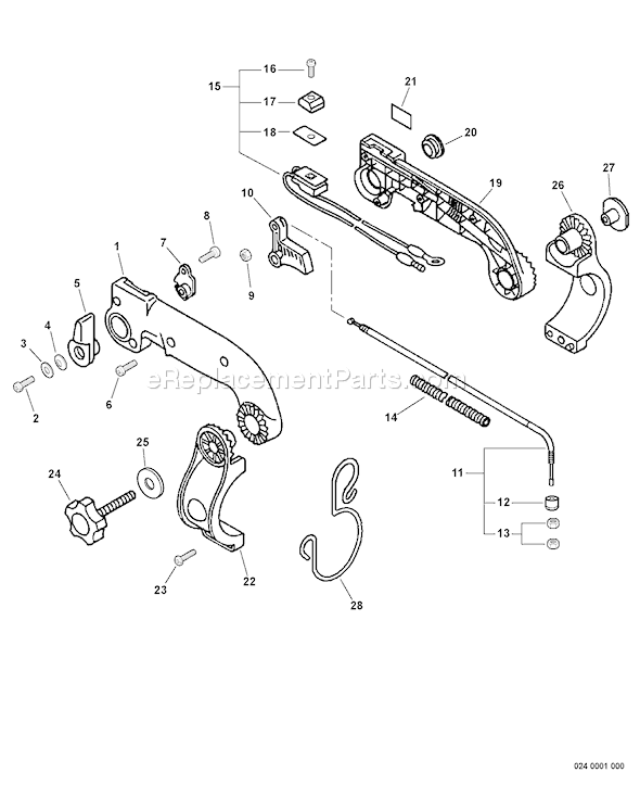 Echo PB-651T (06008328 - 06999999) Backpack Blower Page M Diagram