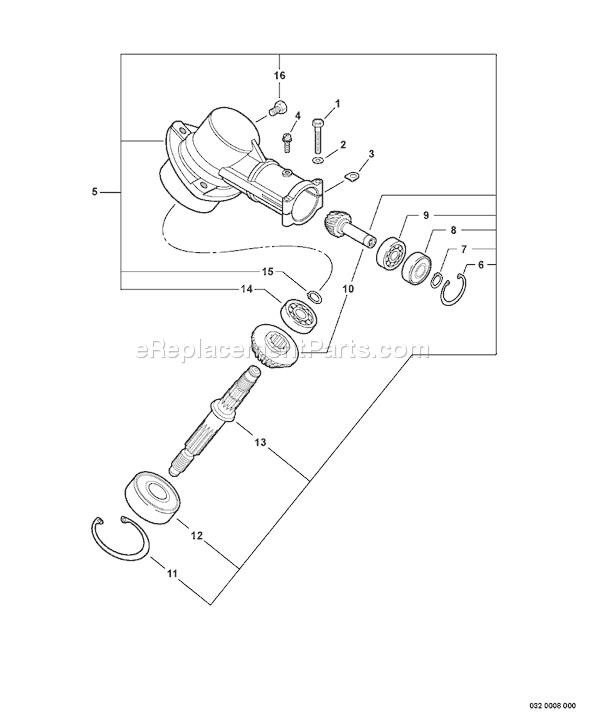 Echo PE-311 (09001001-09999999) Edger Page E Diagram