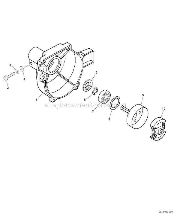 Echo PPF-210 (09002767-09999999) Power Pruner Fixed Shaft Page F Diagram