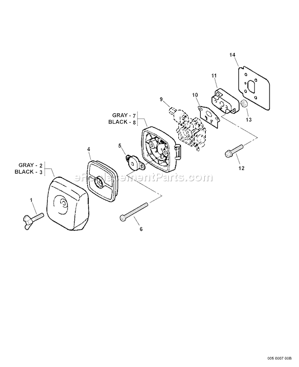 Echo PPF-210 (E07511001001-E07511999999) Power Pruner Fixed Shaft Page L Diagram