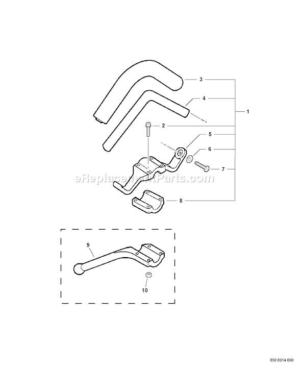 Echo SRM-230S (S65711001001 - S65711001224) Straight Shaft Trimmer / Brushcutter Page H Diagram