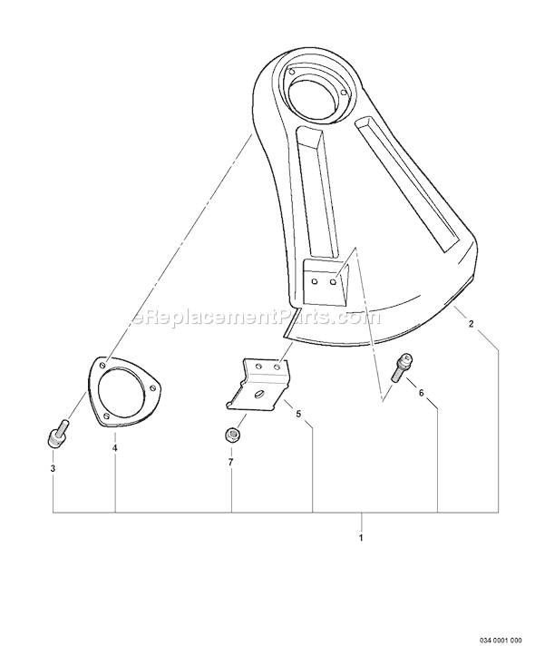 Echo SRM-280 (S81513001001 - S81513999999) Straight Shaft Trimmer / Brushcutter Page M Diagram