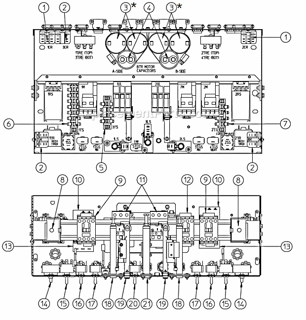 Electro Freeze 88T-RMT Soft Serve Twist Freezer Switch Box Diagram