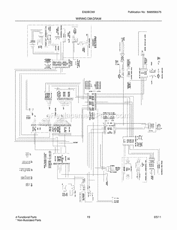 Electrolux EI23BC36IB4 Refrigerator Page K Diagram