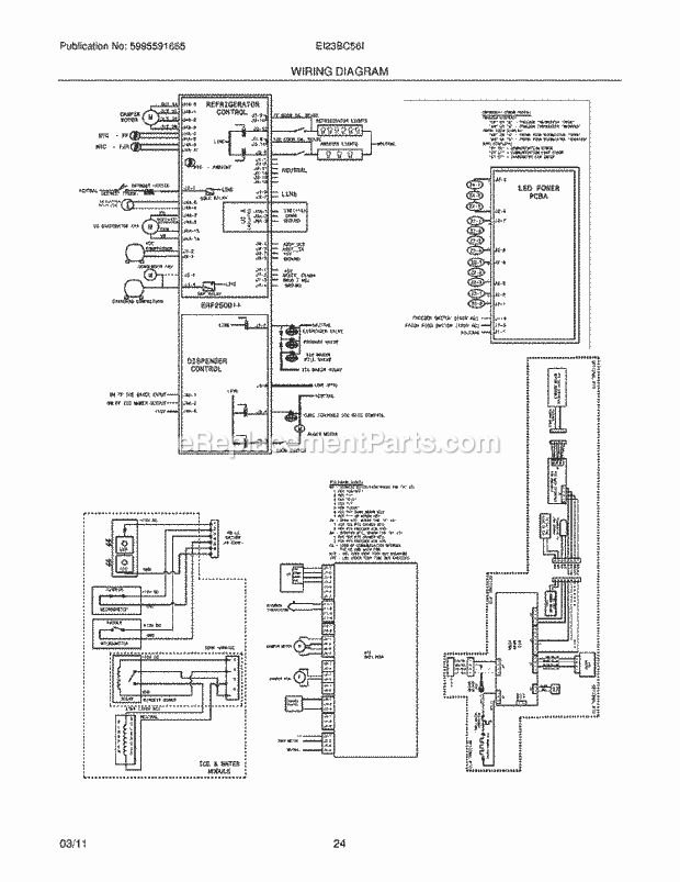 Electrolux EI23BC56IB8 Refrigerator Page J Diagram