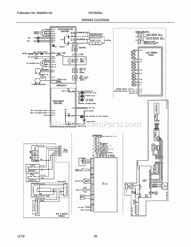 Electrolux EI27BS26JW0 Refrigerator Page L Diagram